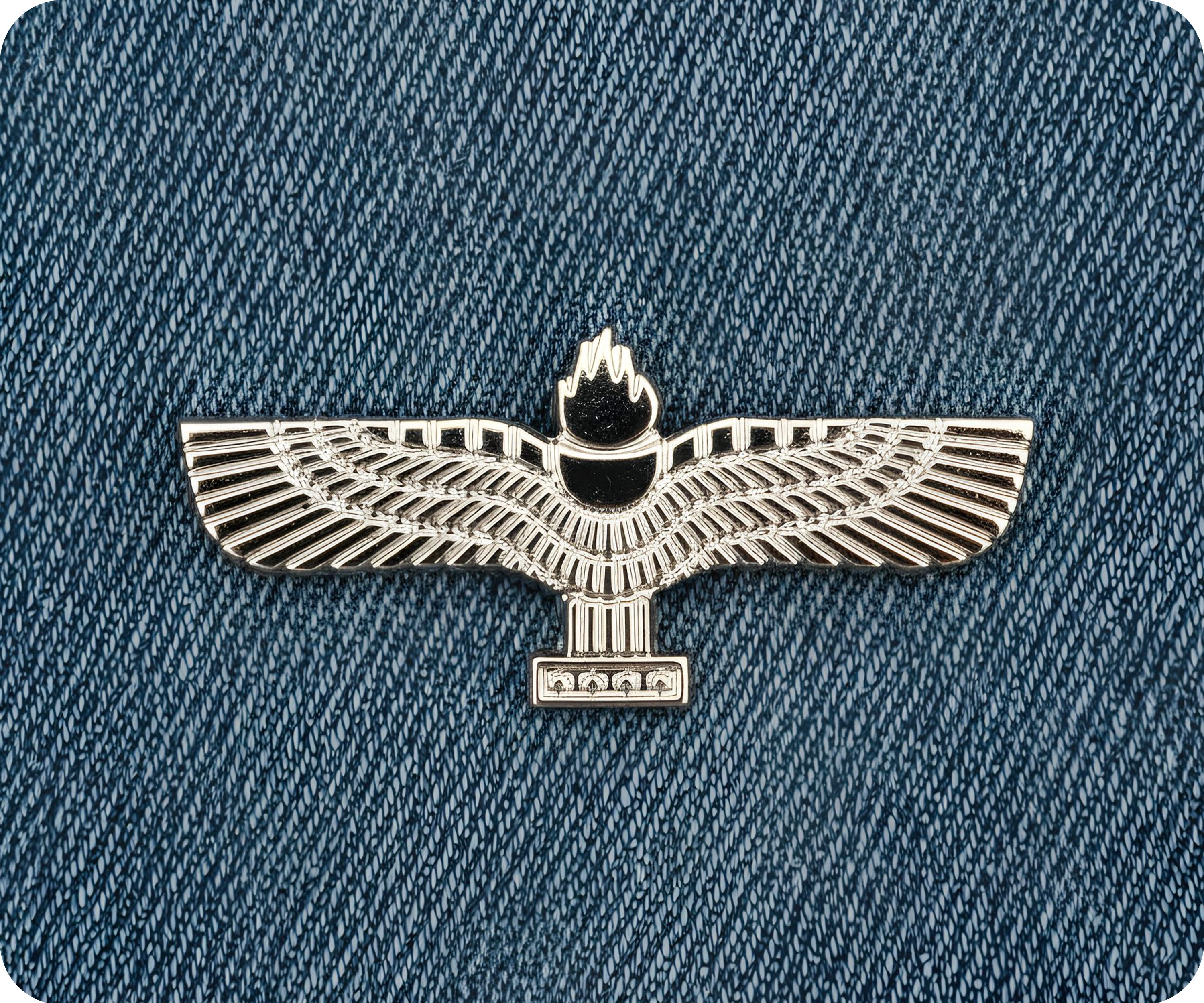 Aremnian Eagle Silver Pin Badge