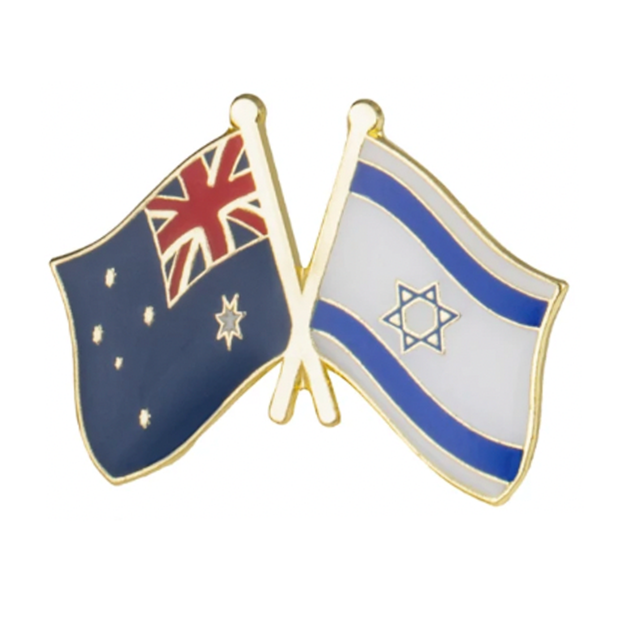 Australia & Israel Friendship Pin Badge Main image