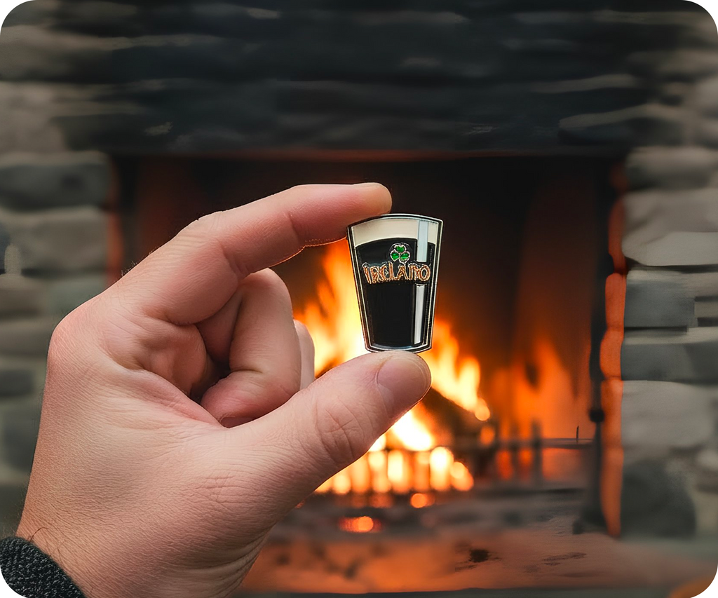 Irish Ireland Beer Pin Badge