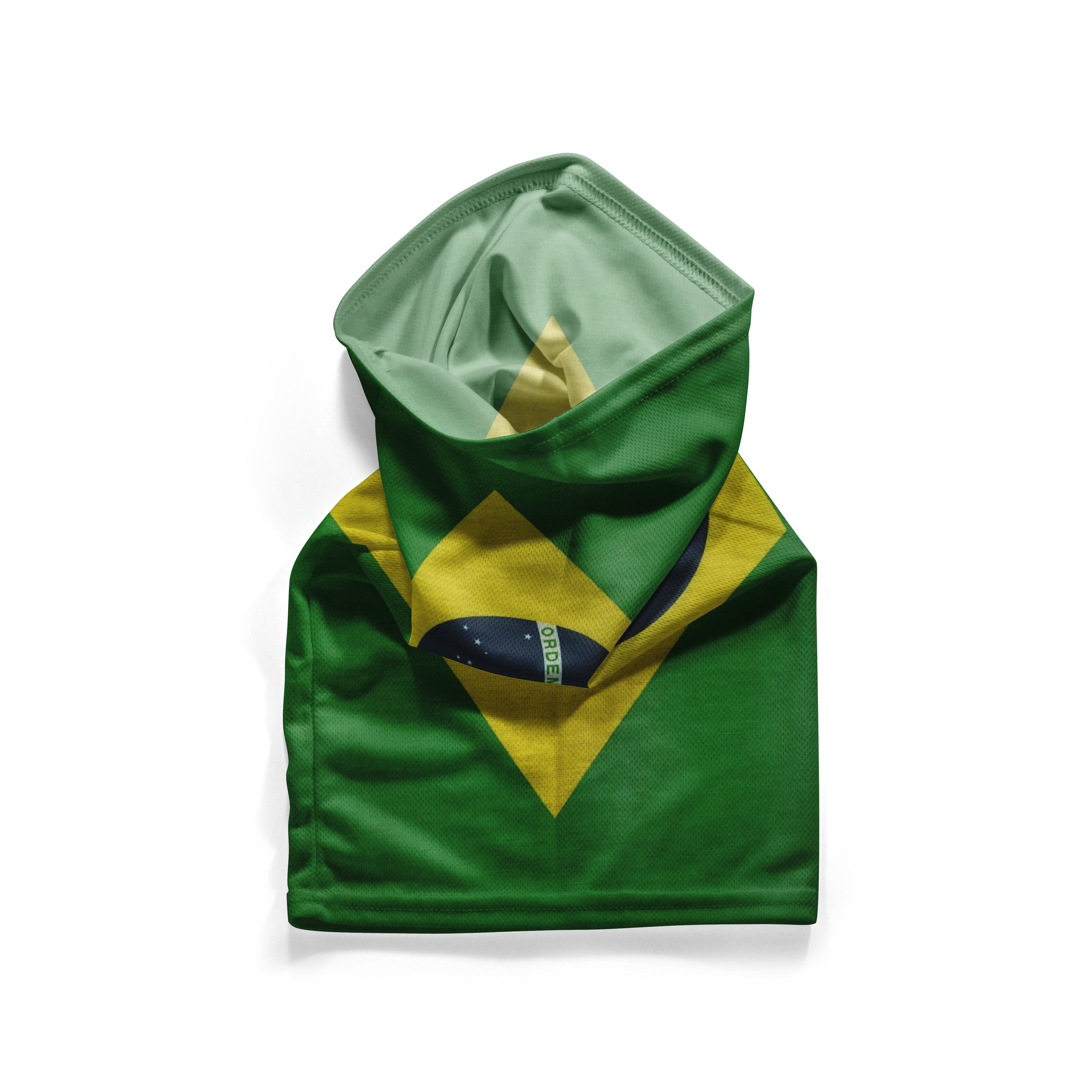 Brazil Flag Snood  – Breathable Mask Neck Gaiter Face Covering