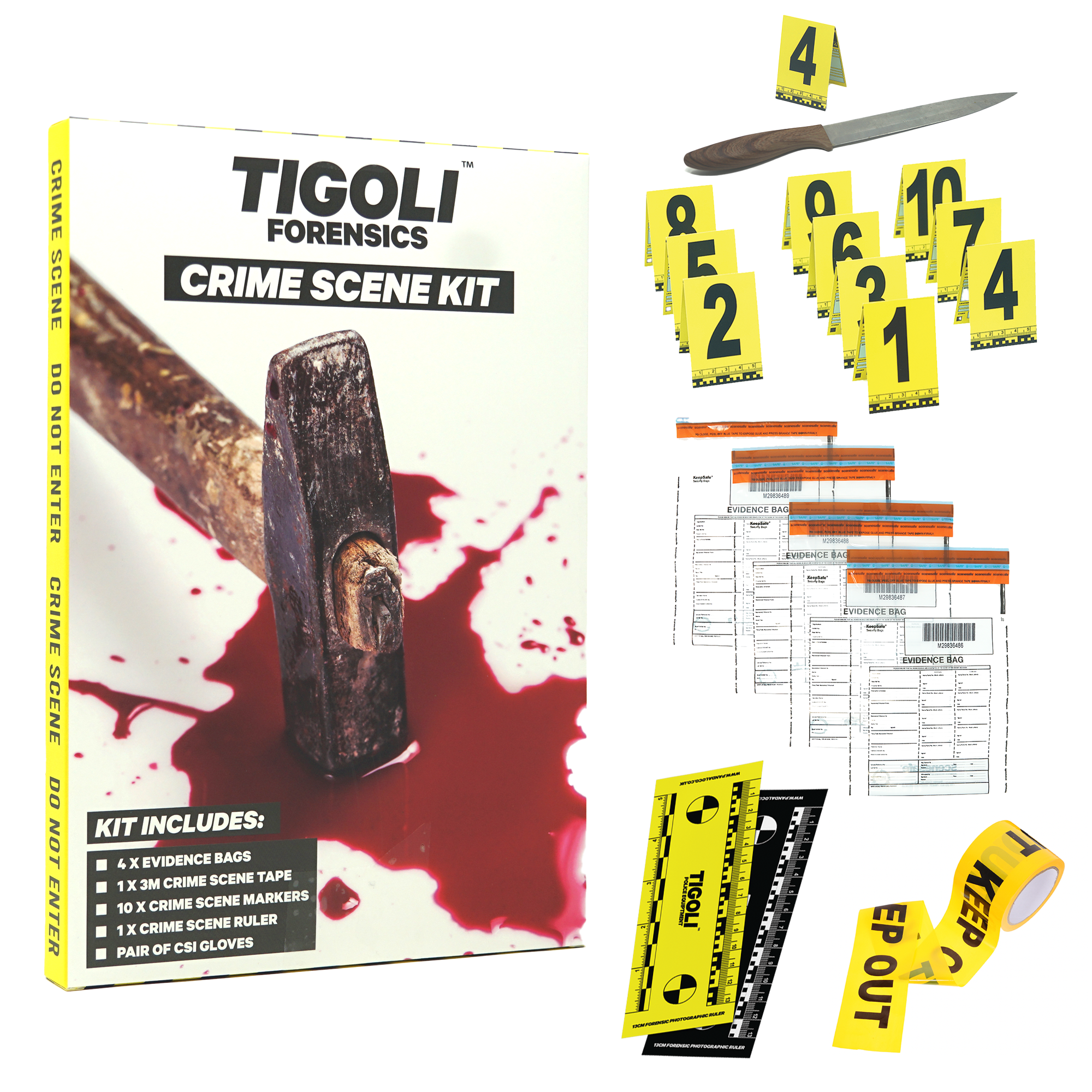 Crime Scene Murder Mystery Kit Main image