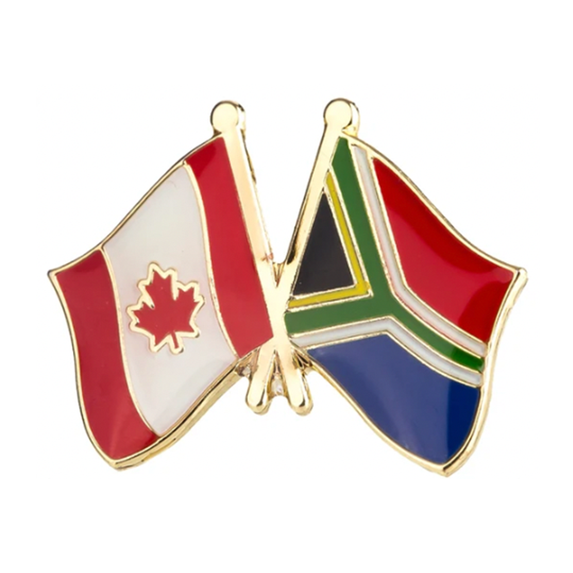 Canada & South Africa Friendship Pin Badge Main image