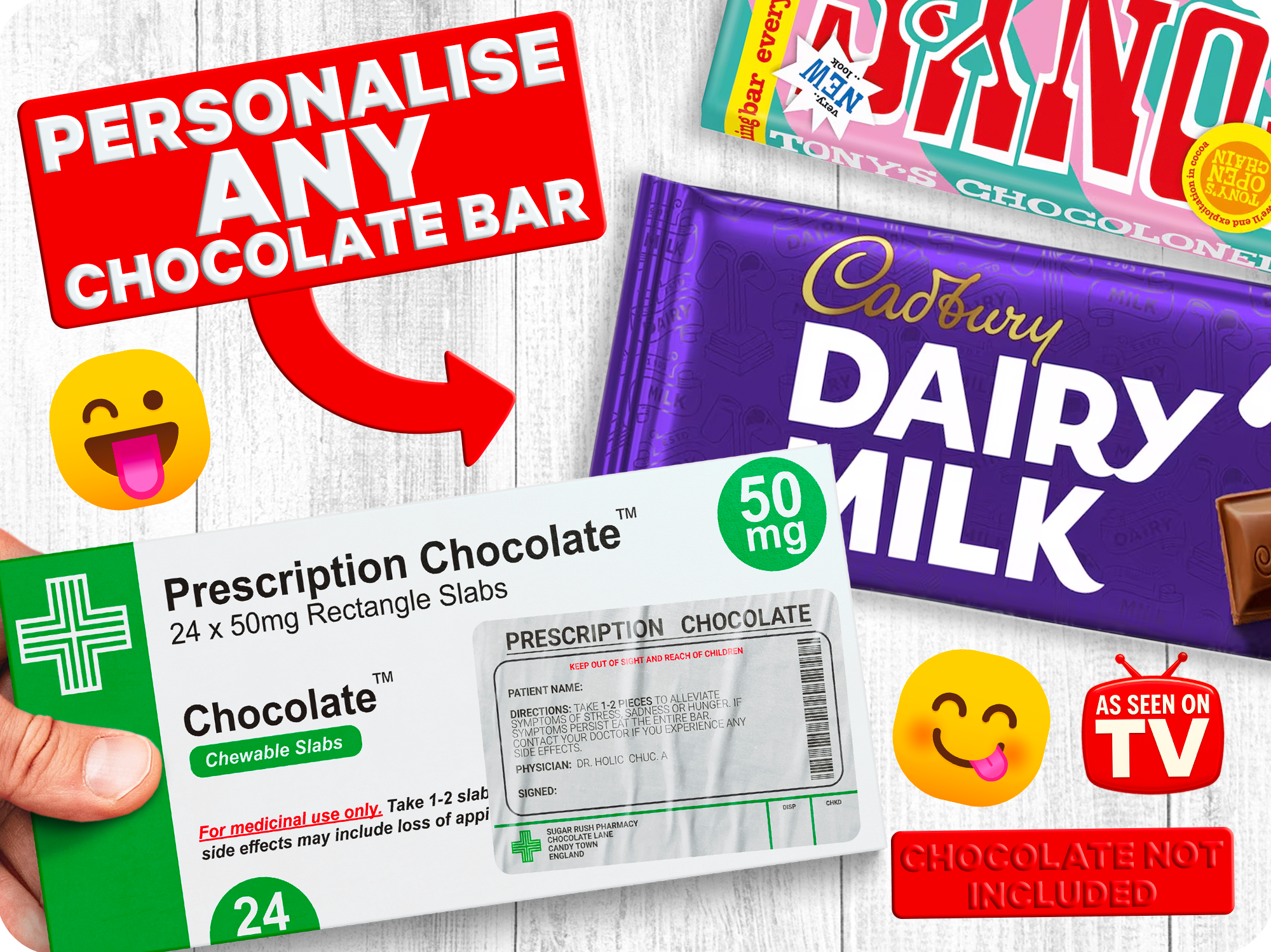 Novelty Prescription Chocolate Gift Boxes