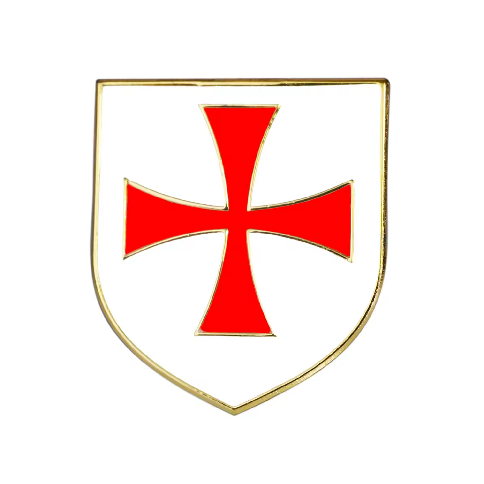 Knights Templar Shield Pin Badge