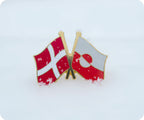 Denmark & Greenland Friendship Pin Badge