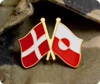 Denmark & Greenland Friendship Pin Badge