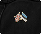 United Kingdom & Estonia Friendship Pin Badge