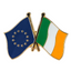 European Union & Ireland EU Friendship Pin Badge