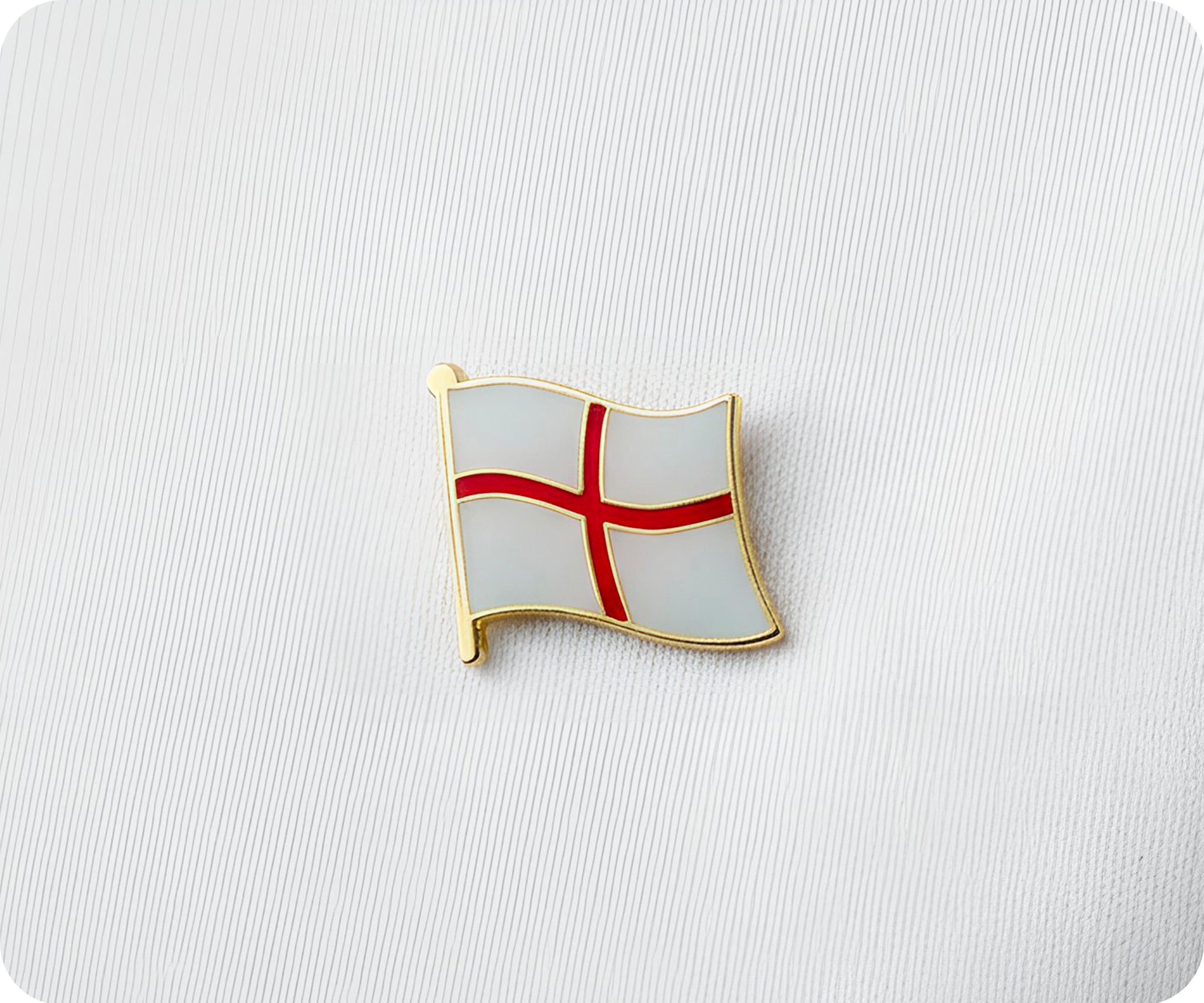 England St George Cross Flag Pin Badge