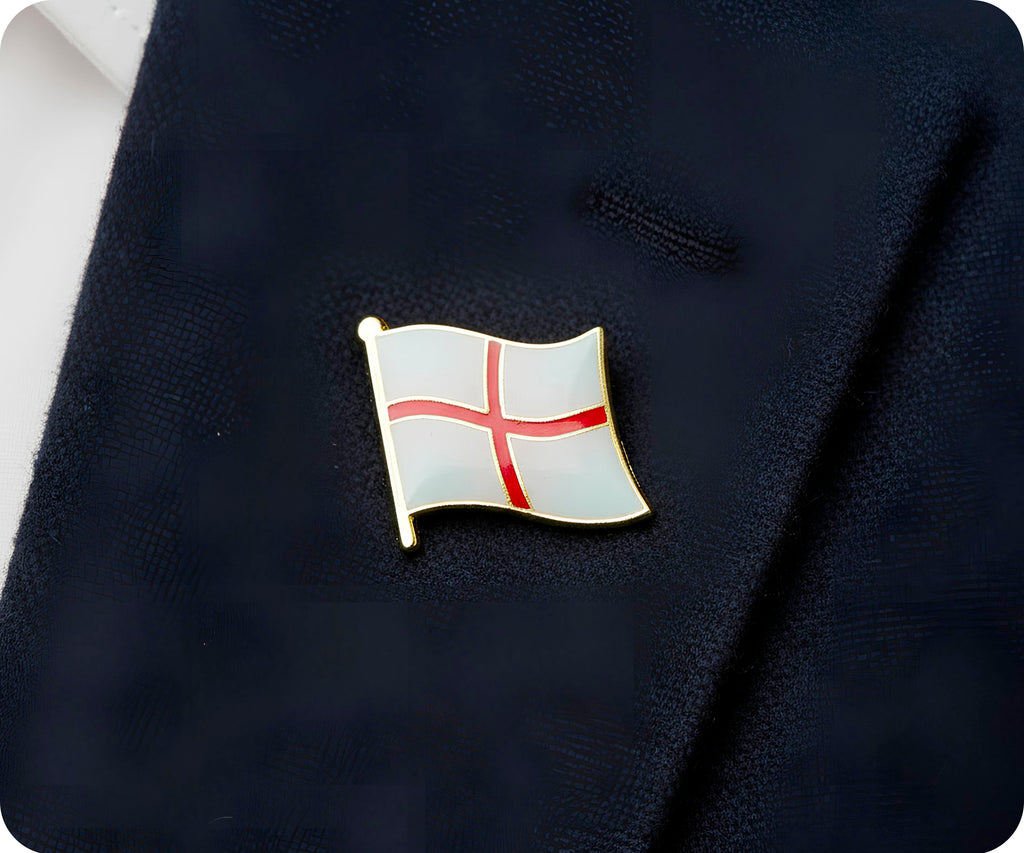 England St George Cross Flag Pin Badge