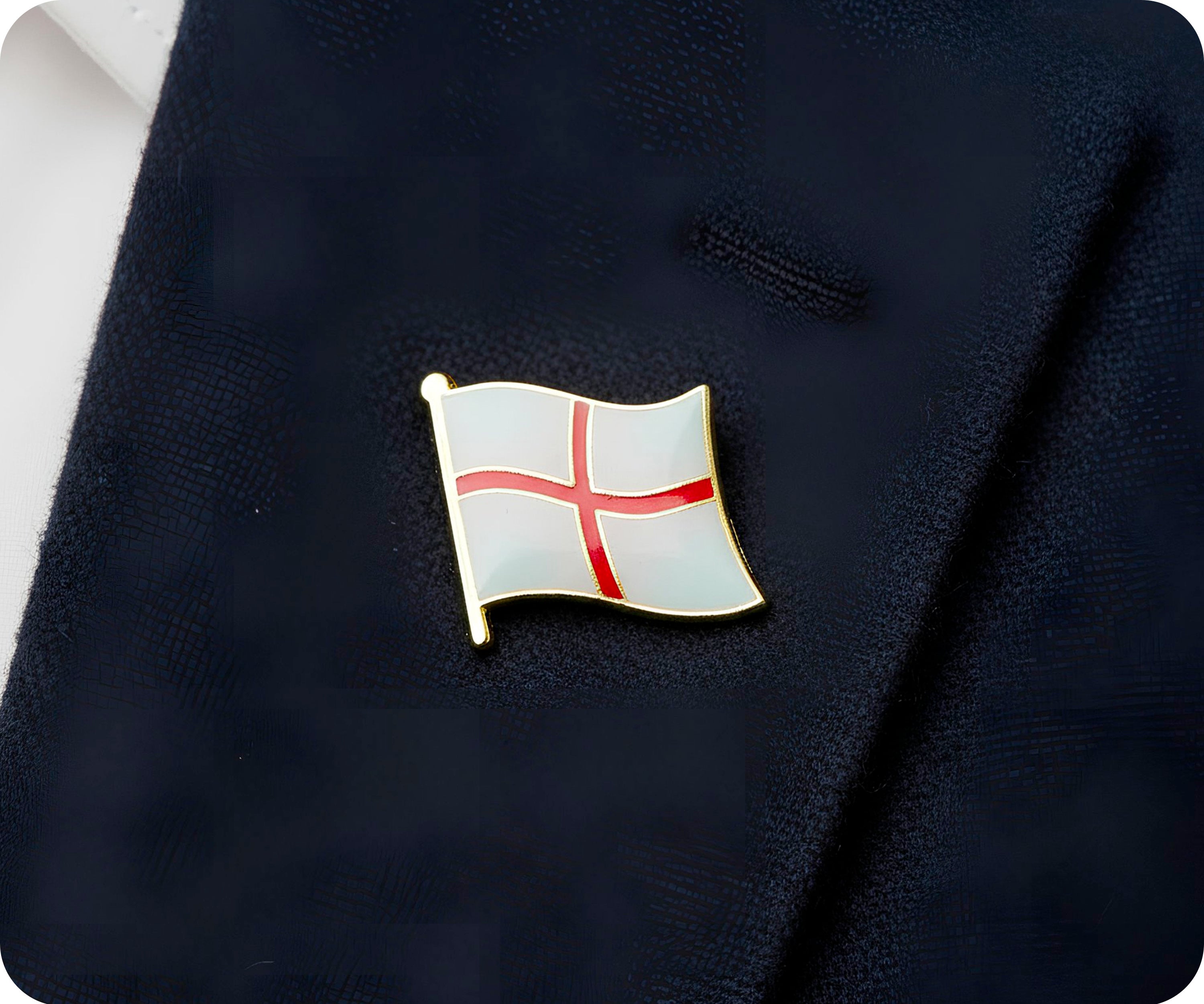 England St George Cross Flag Pin Badge
