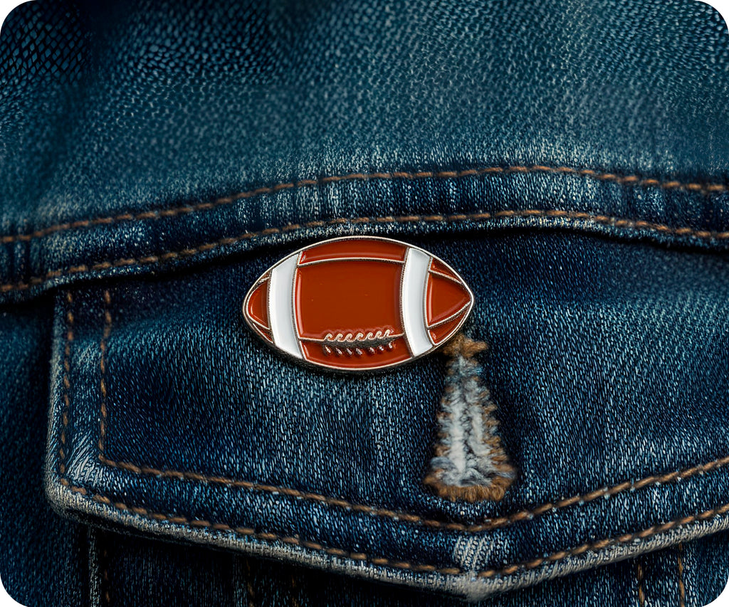 American Football Pin Badge