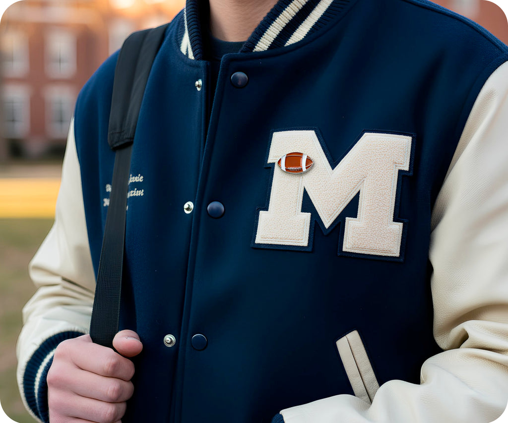American Football Pin Badge