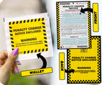 Official Looking Novelty Joke Prank Funny Parking Ticket