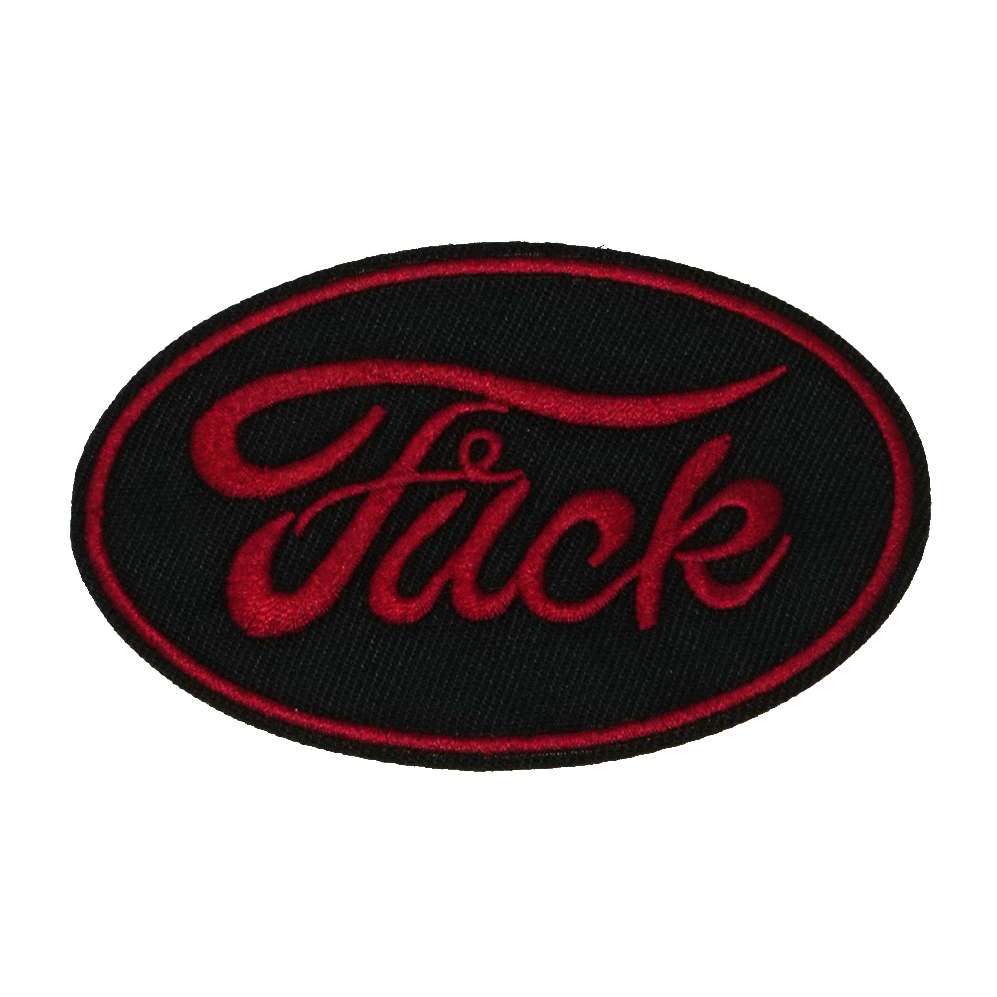 Fuck Slogan Patch Iron On (9 x 6cm)