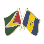 Guyana & Barbados Friendship Pin Badge