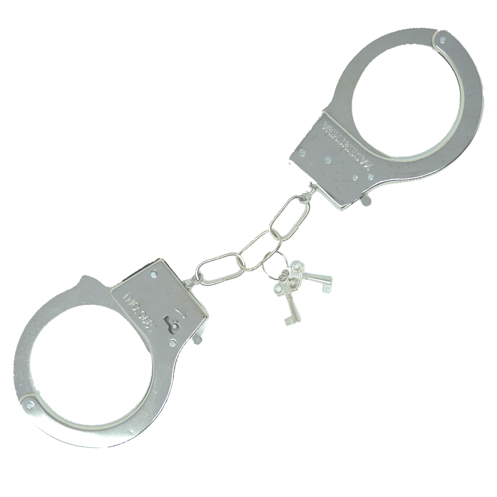 Metal Handcuffs & Keys Main image