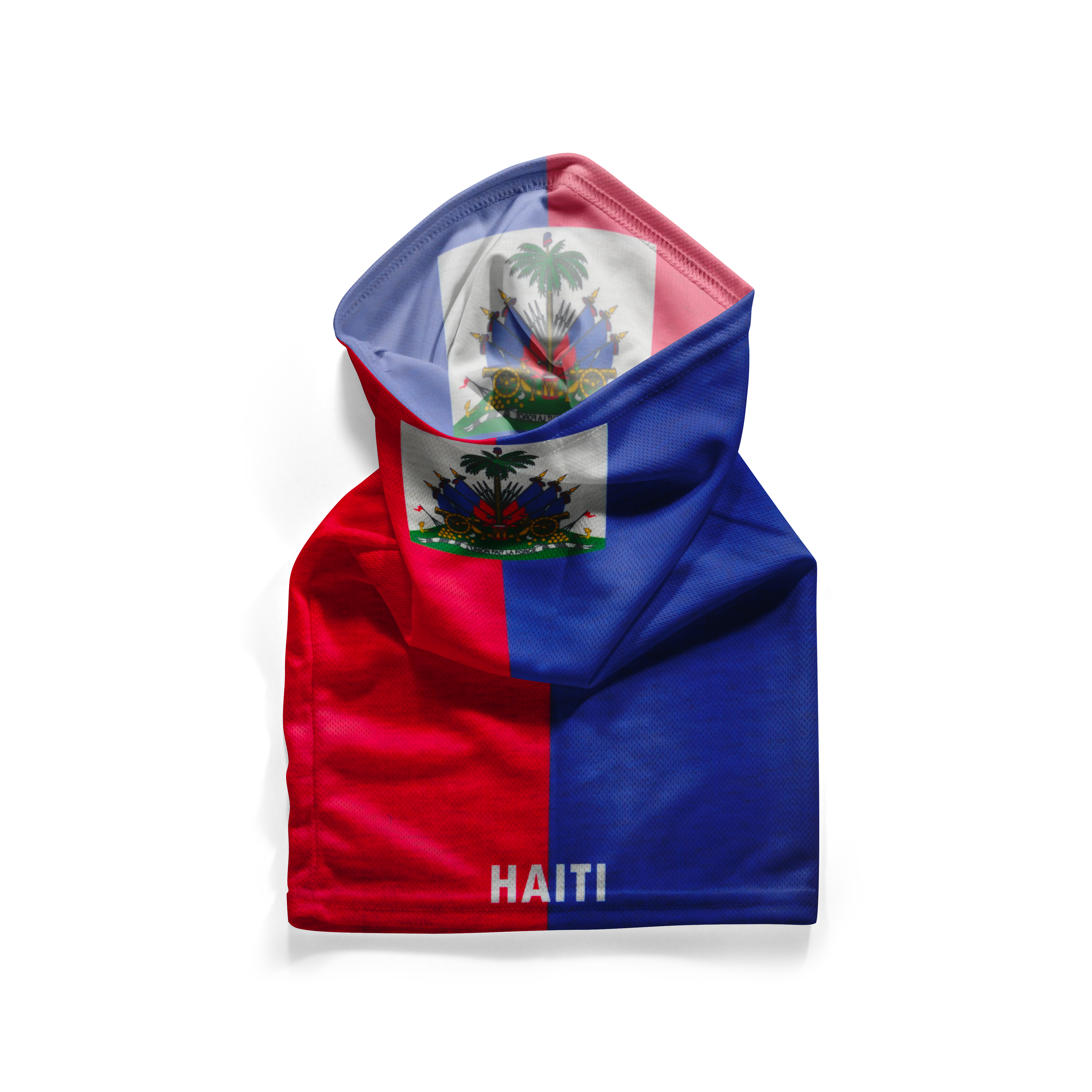 Haiti Flag Snood – Breathable Mask Neck Gaiter Face Covering