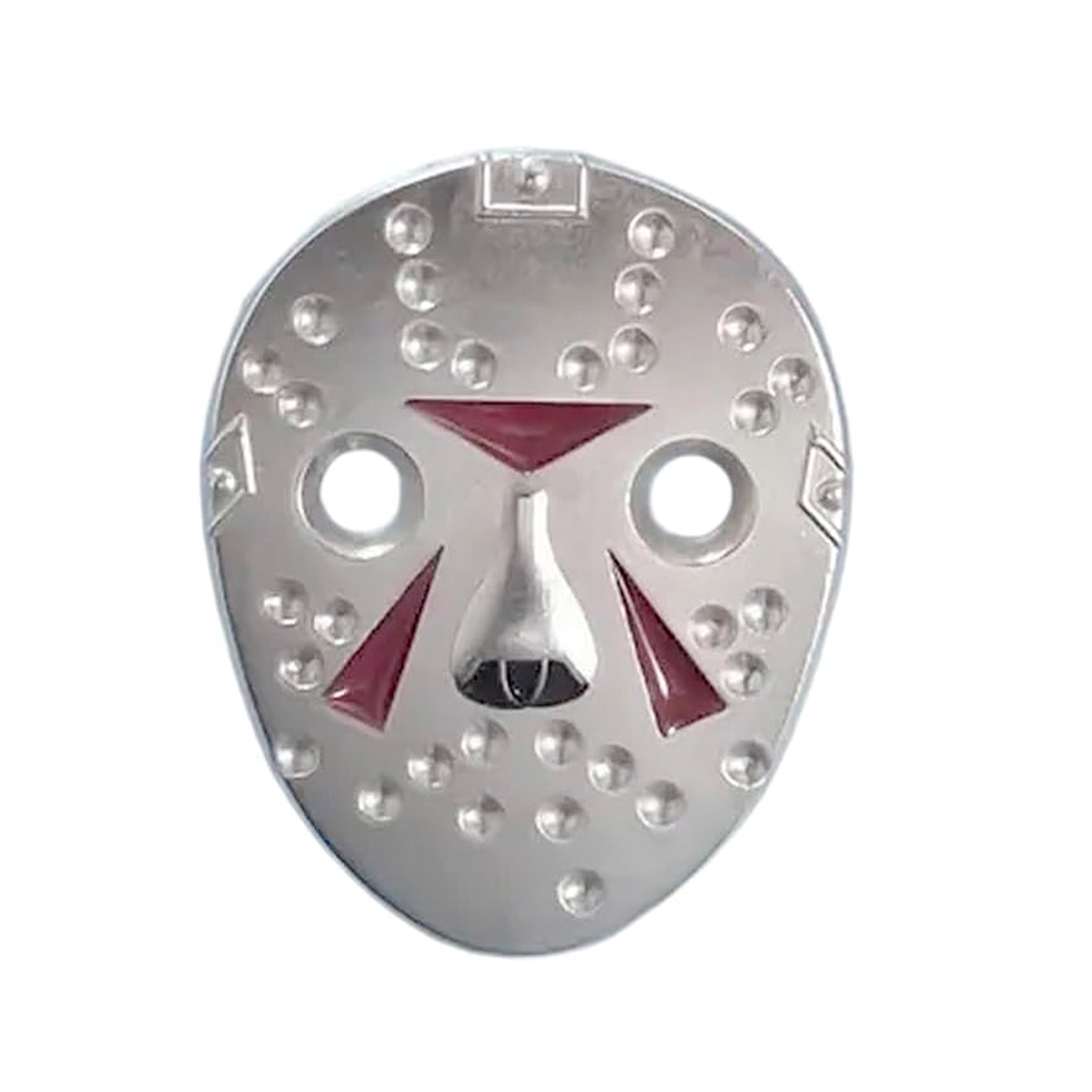 Ice Hockey Mask Horror Pin Badge