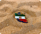Iran Iranian Country Shape Pin Badge