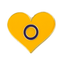 Intersex Heart Pin Badge