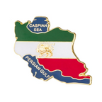 Iran Iranian Country Shape Pin Badge
