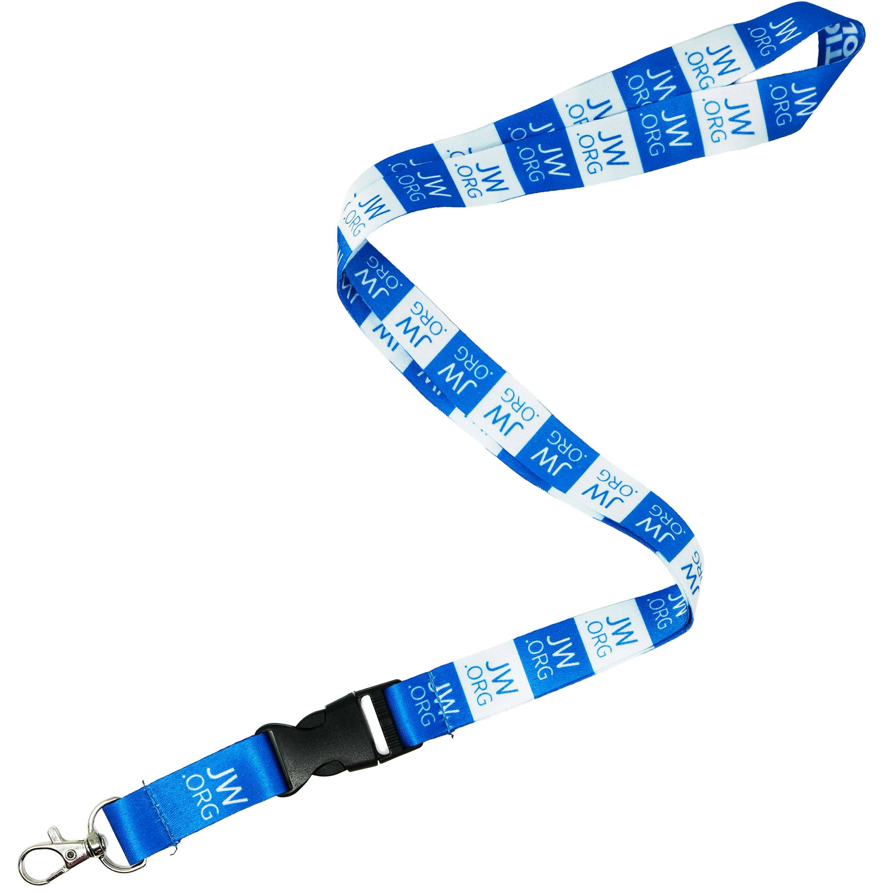 JW.ORG Lanyard – Blue & White Double-Sided Design