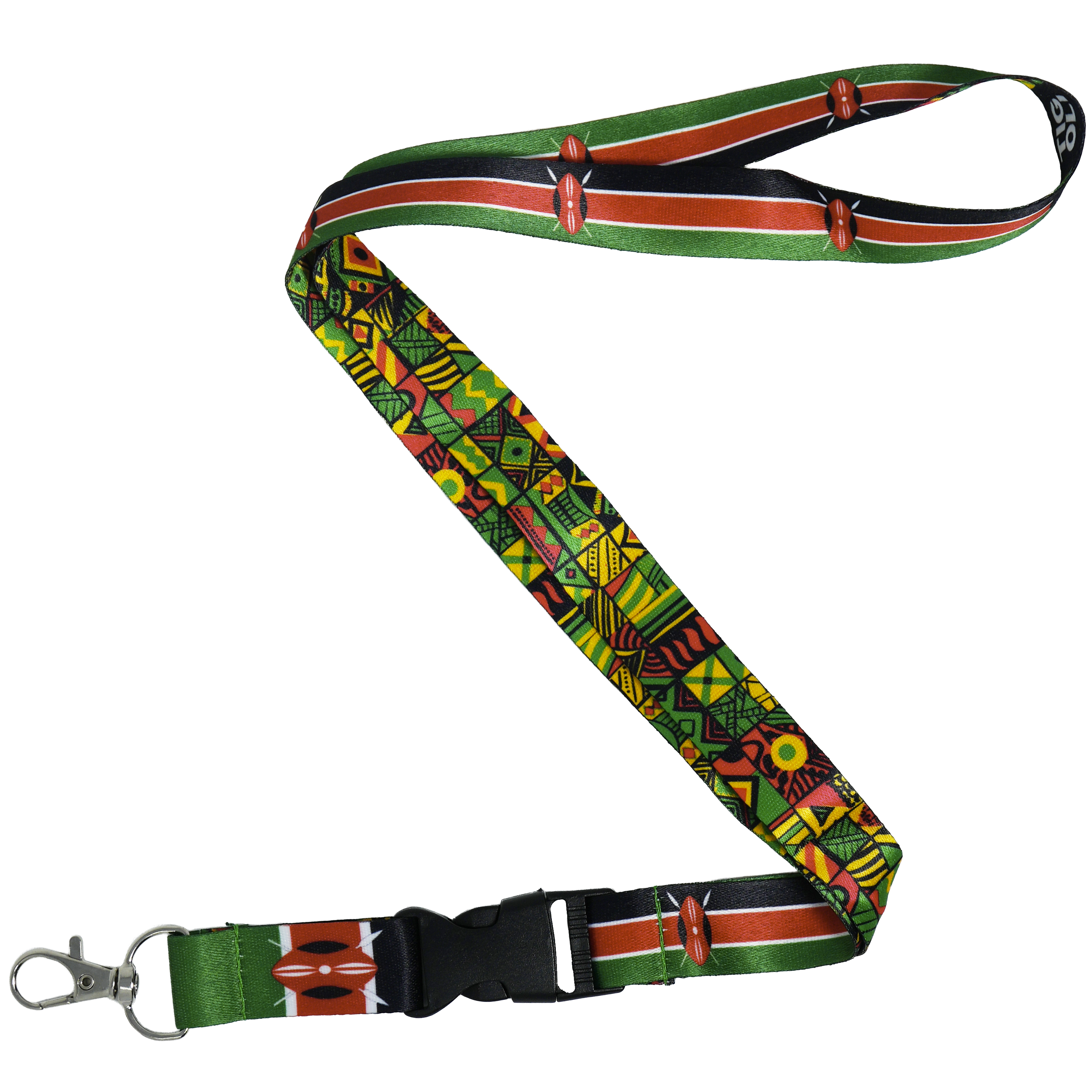 Kenya Flag Lanyard