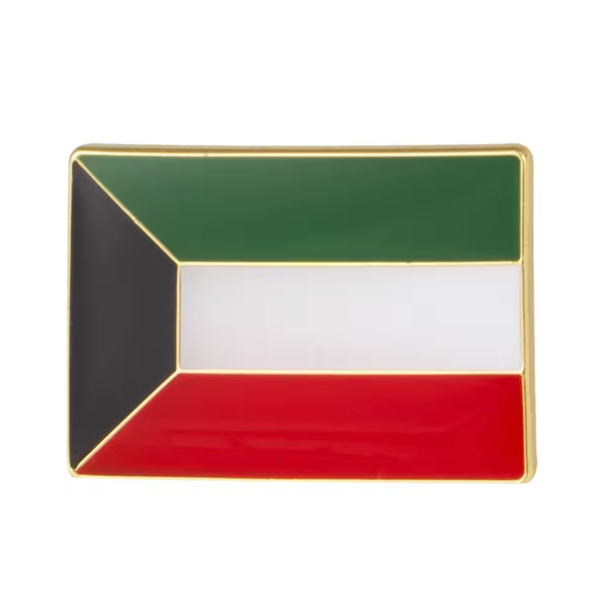 Kuwait Rectangle Pin Badge