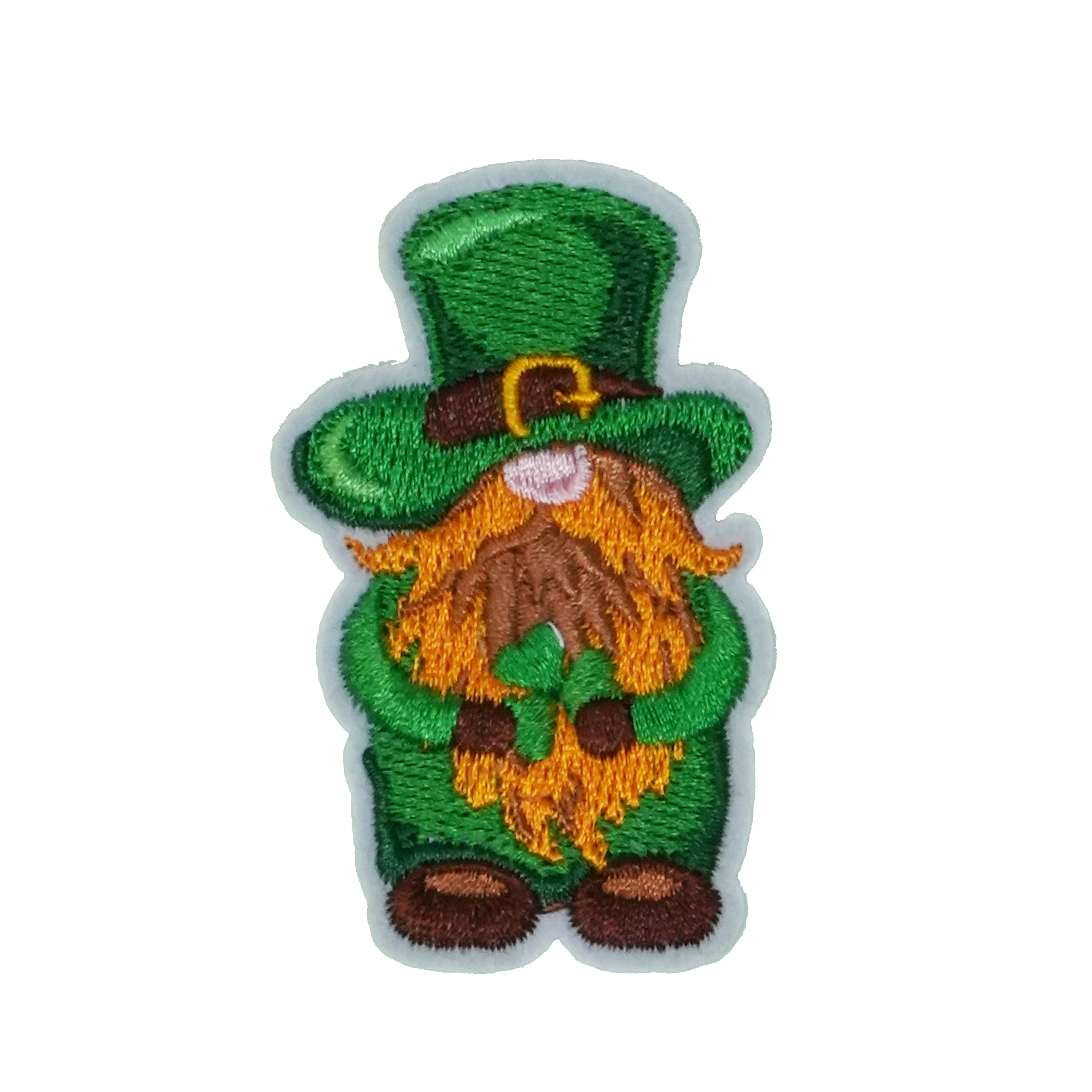 Irish Leprechaun Beard Patch Iron On (4 x 6cm)