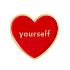 Love Yourself Heart Pin Badge