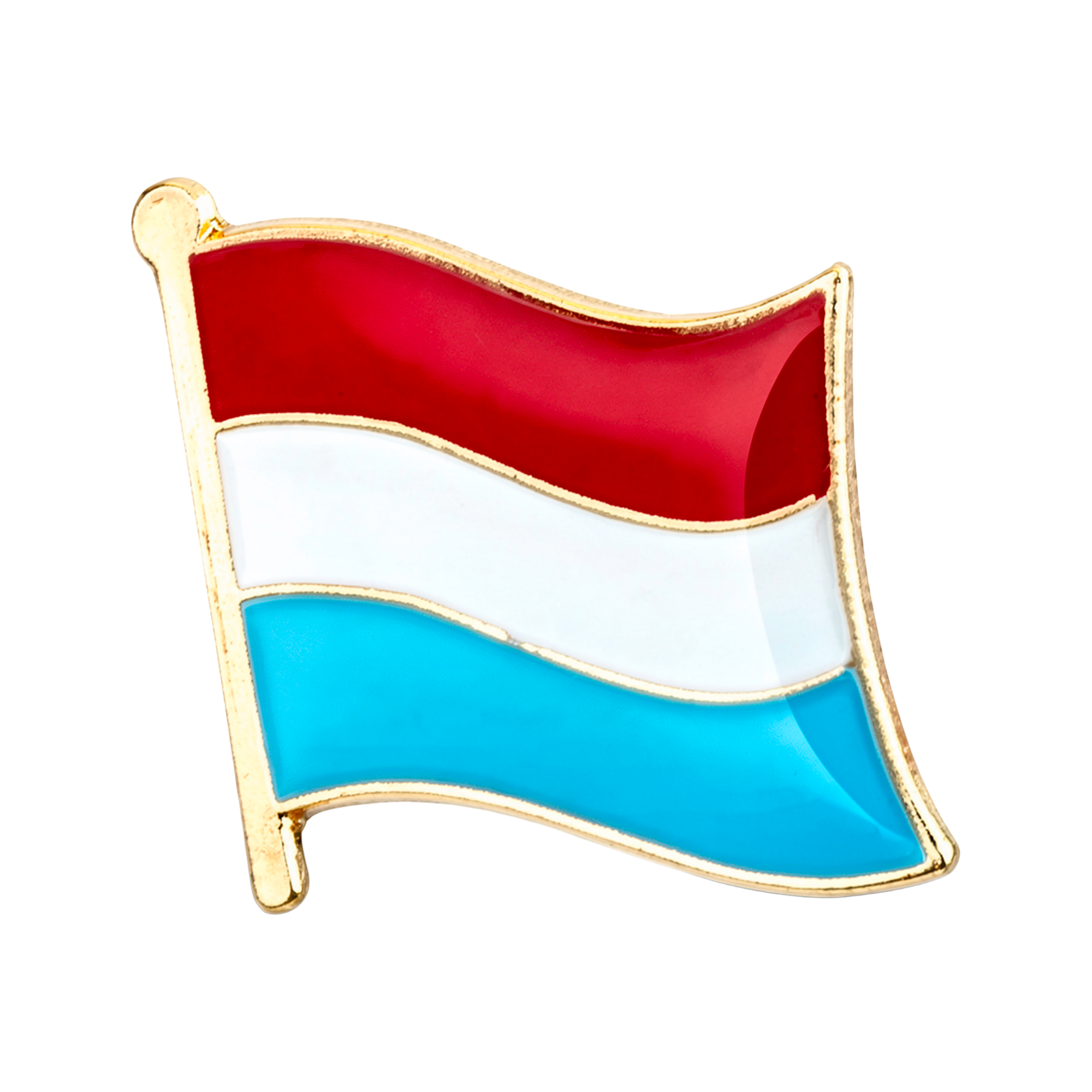 Luxembourg Flag Pin Badge Main image
