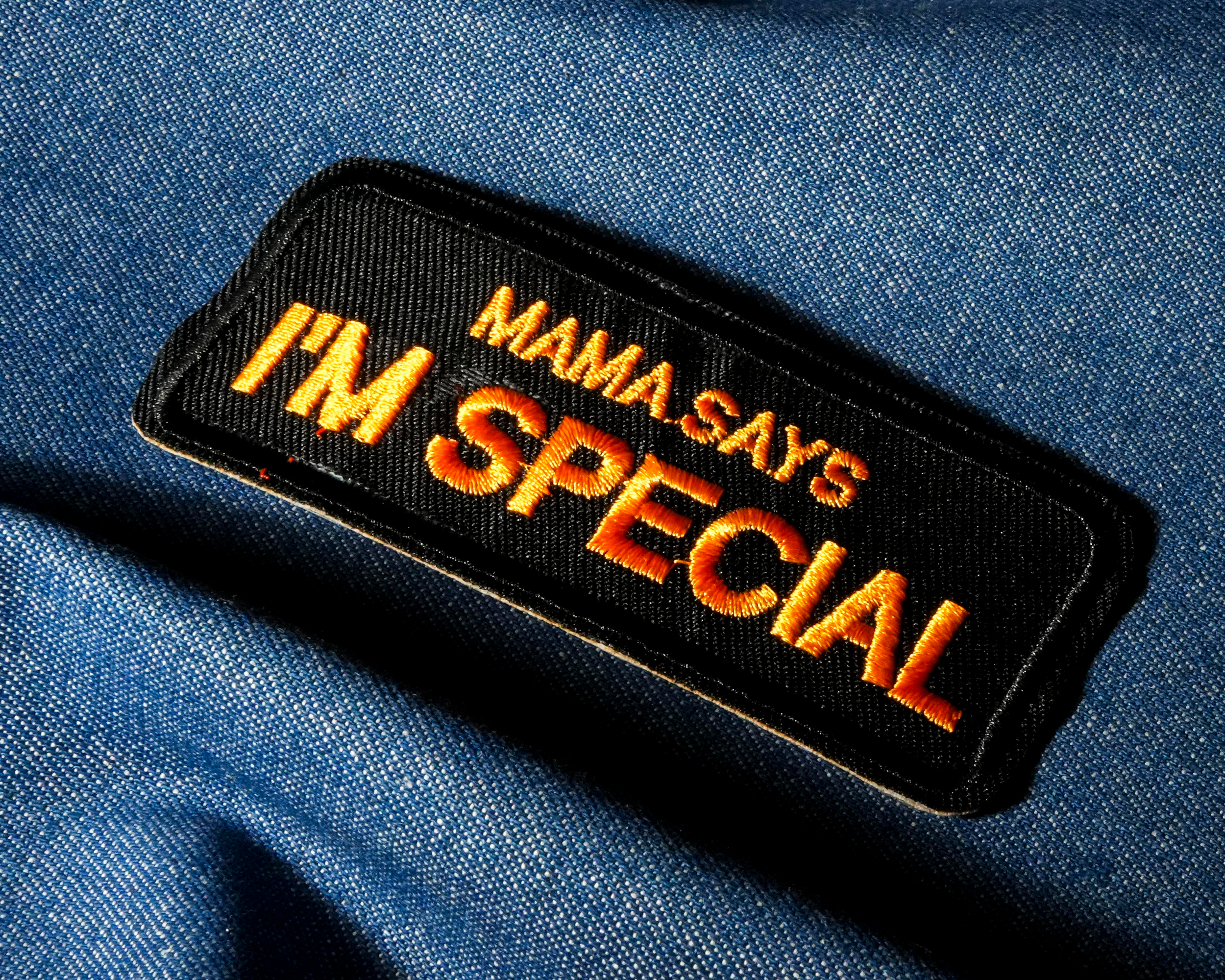 Mama Says I'm Special Patch Iron On (10 x 4cm)