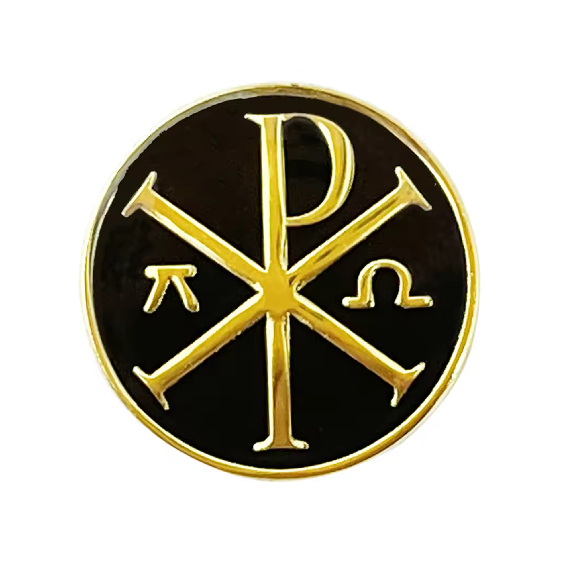 Chi Rho (☧) Pin Badge – Tigoli