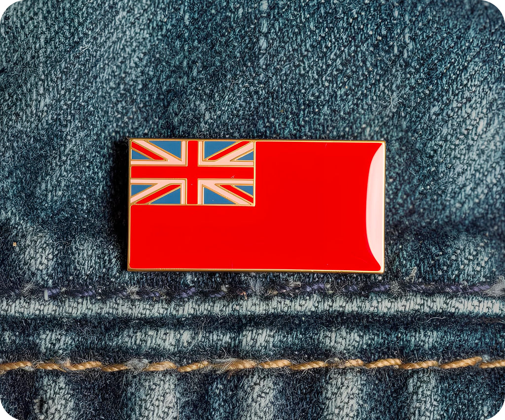 Red Merchant Navy Ensign | British Flag (Rectangle)