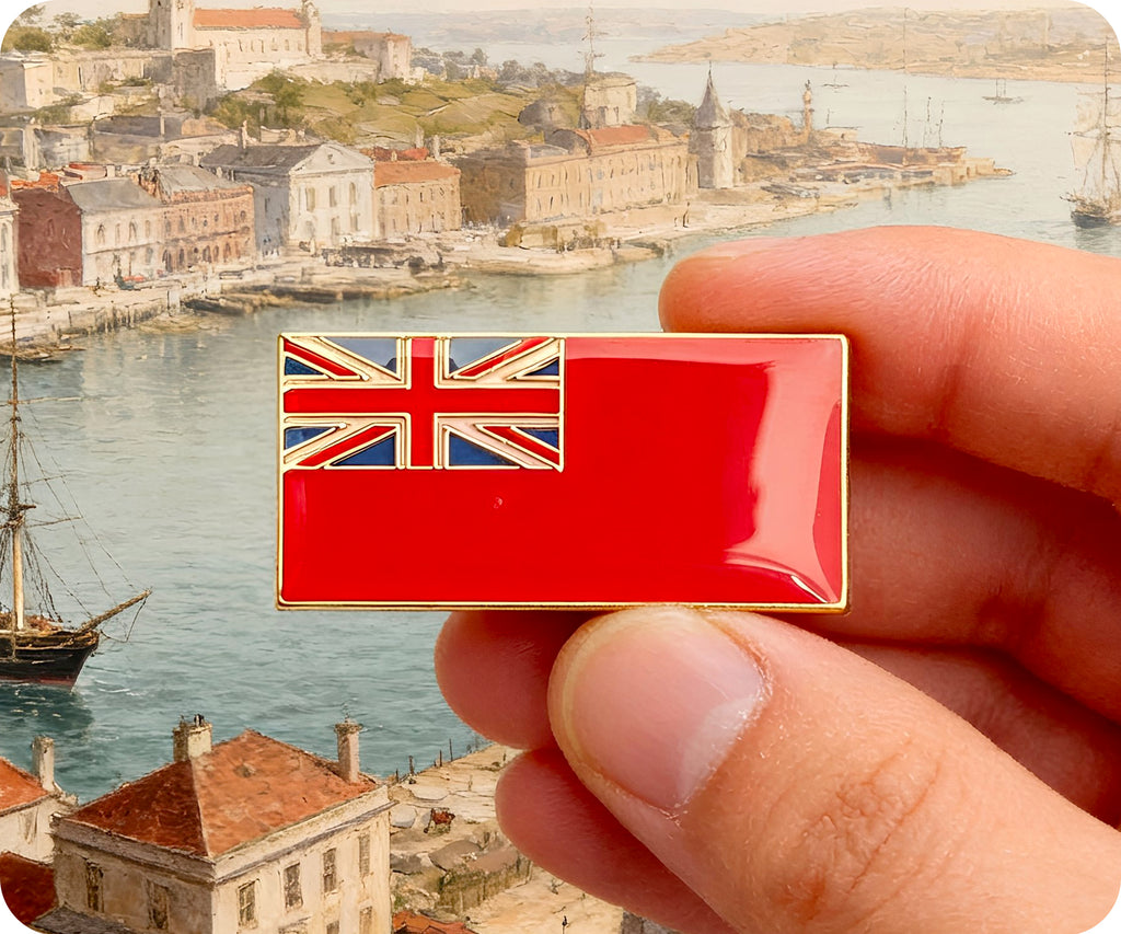 Red Merchant Navy Ensign | British Flag (Rectangle)