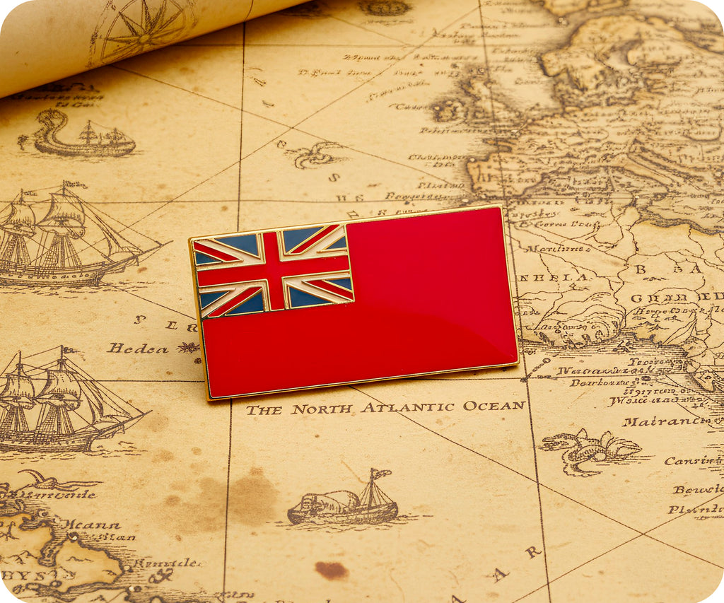 Red Merchant Navy Ensign | British Flag (Rectangle)