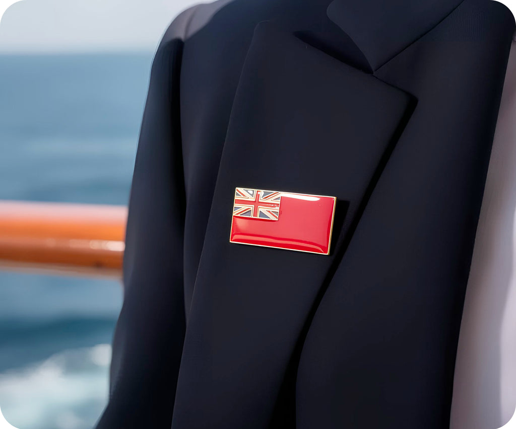 Red Merchant Navy Ensign | British Flag (Rectangle)