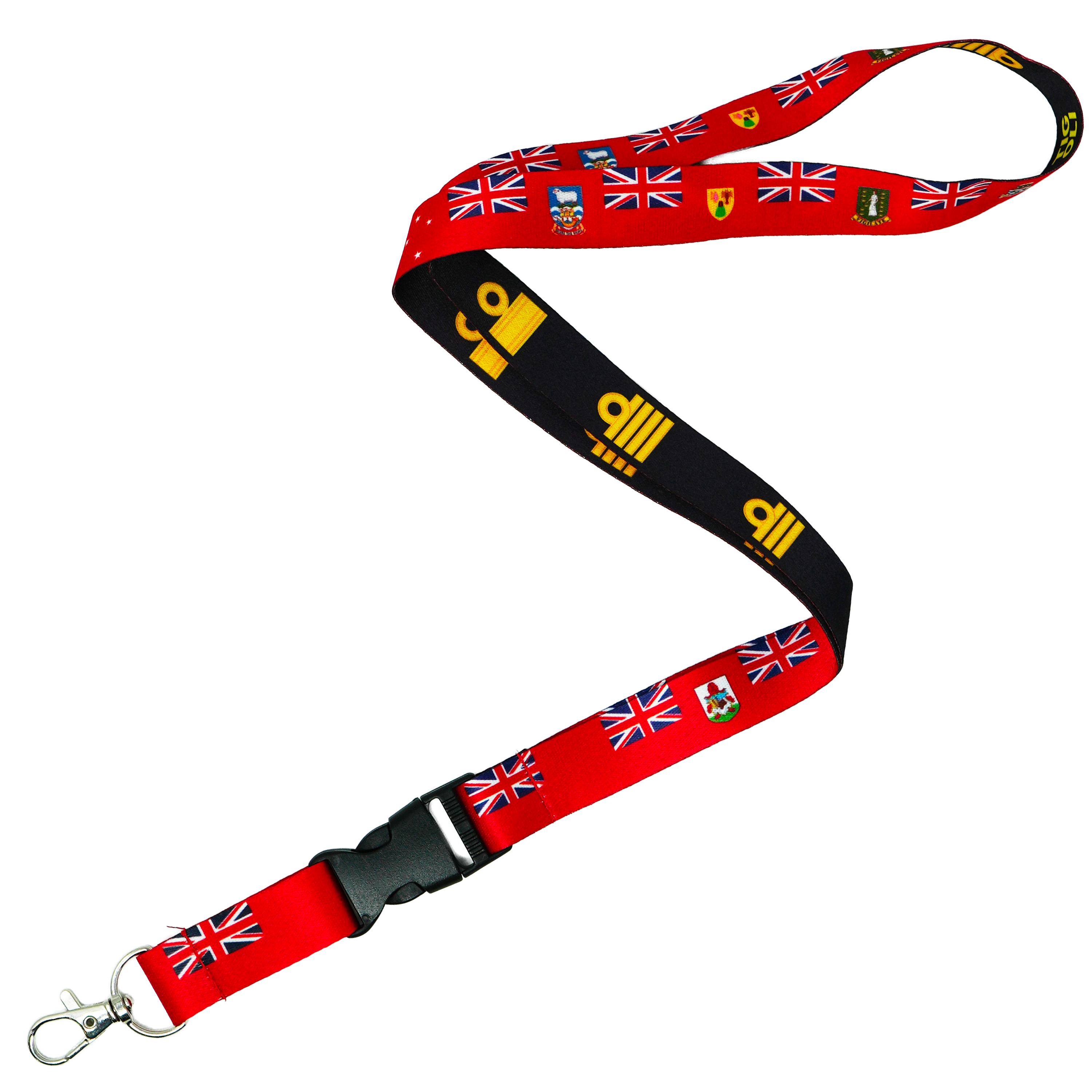 Merchant Navy Lanyard – Commonwealth Flags & Naval Officer Ranks Design