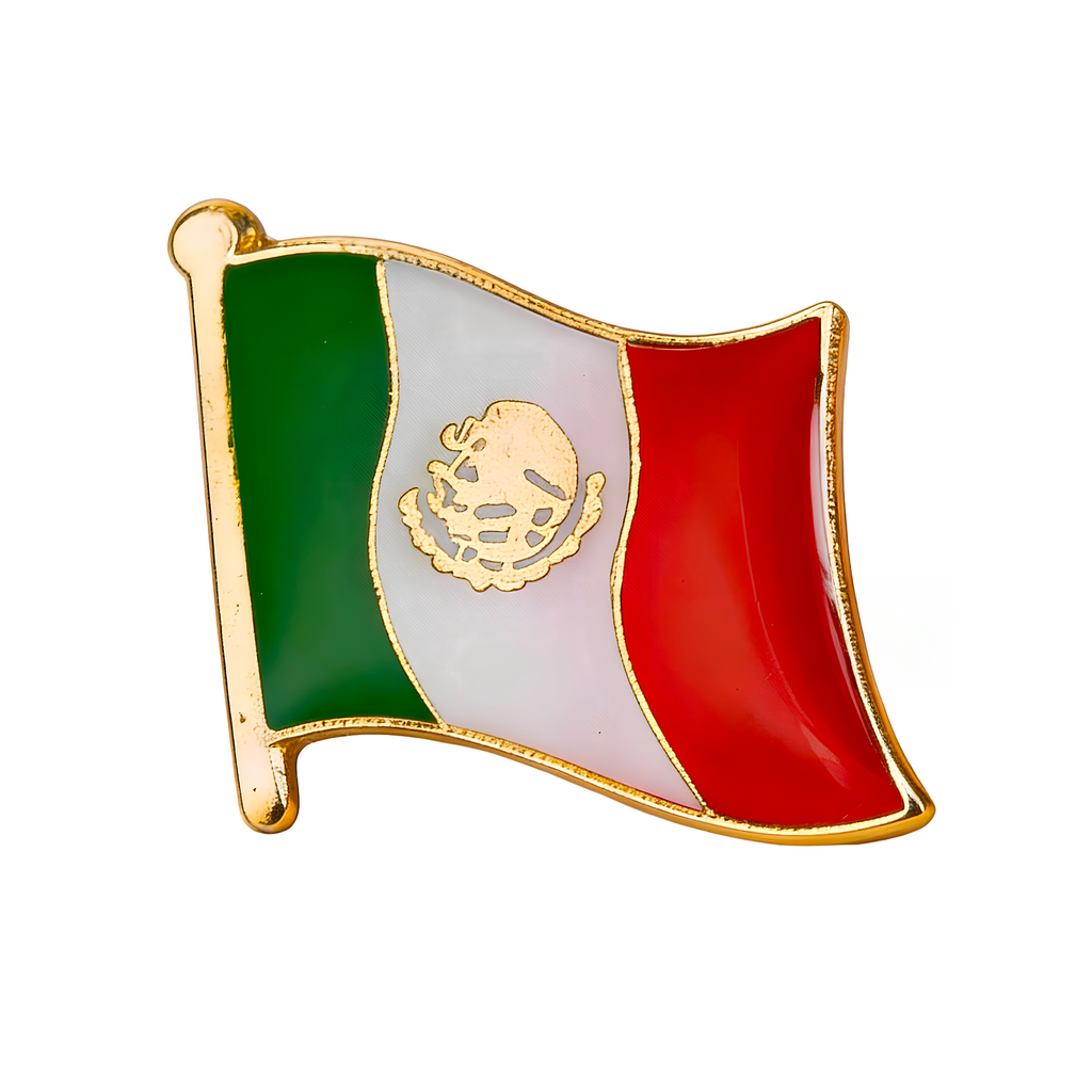 Mexico Flag Pin Badge