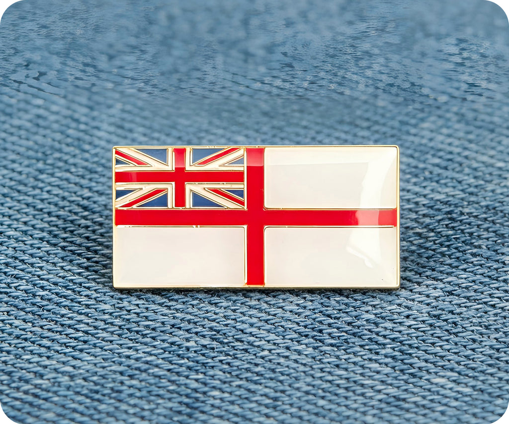 Royal Navy White Ensign | British Navy Flag (Rectangle)