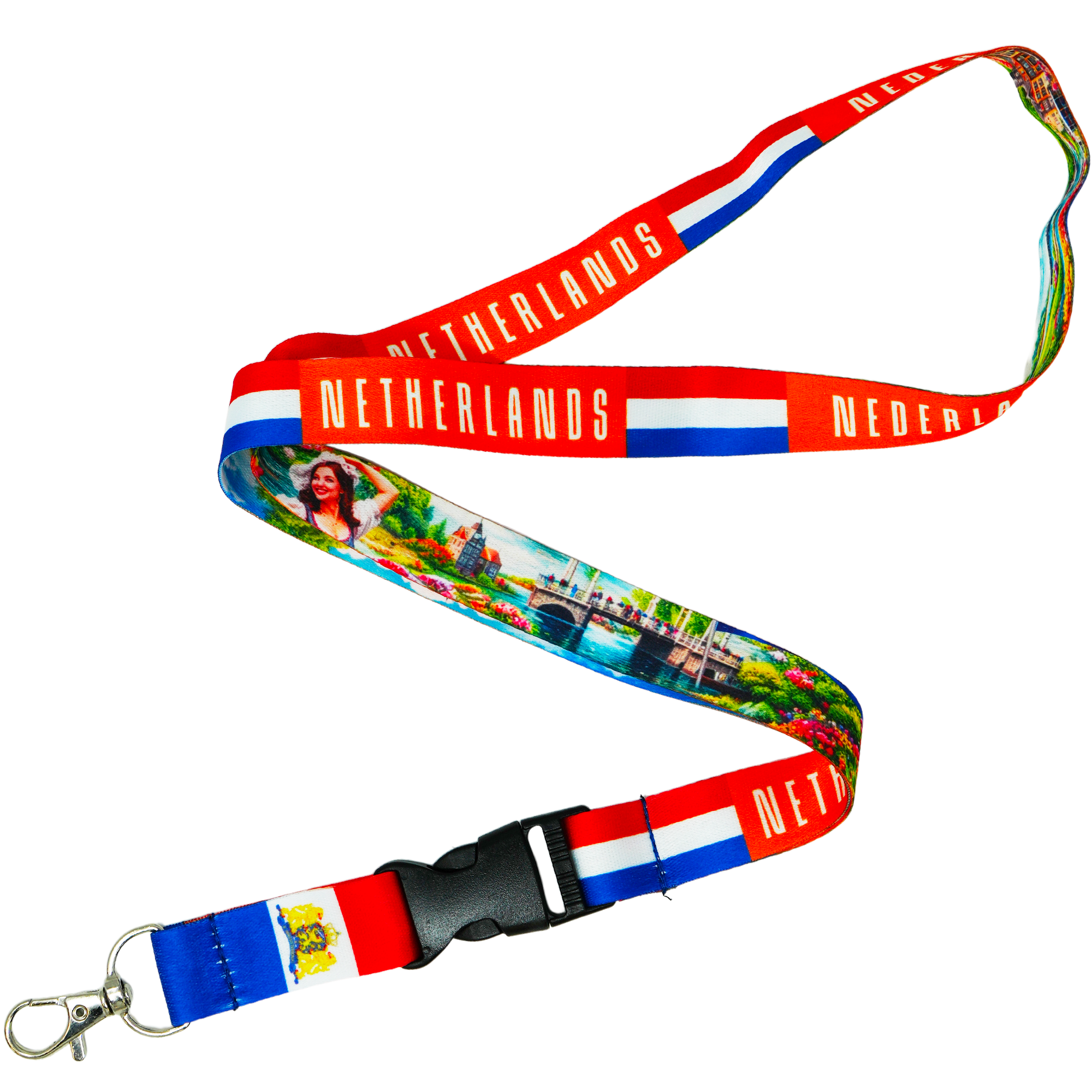 Netherlands Flag Orange Holland Lanyard Main image