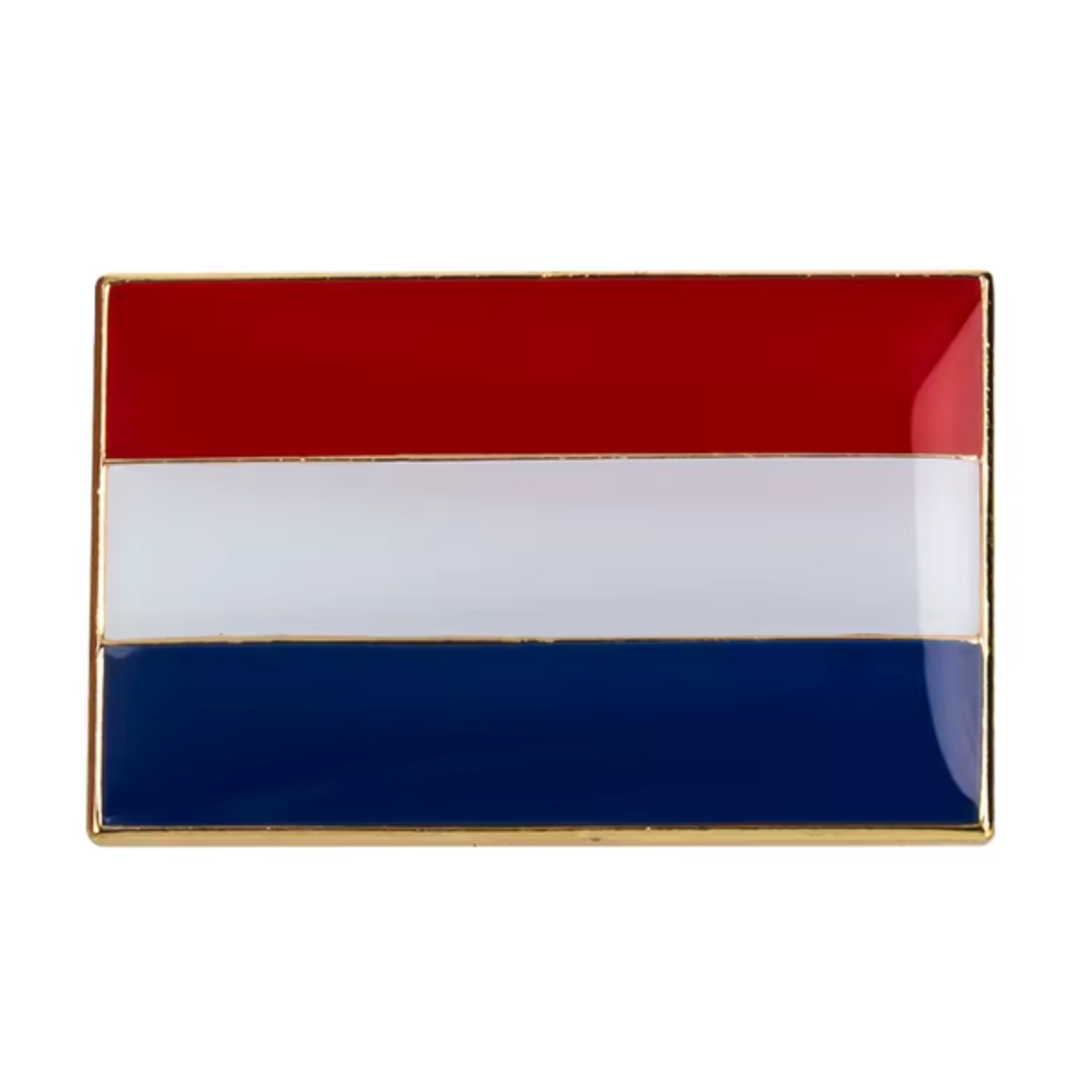Netherlands Holland Rectangle Pin Badge Main image