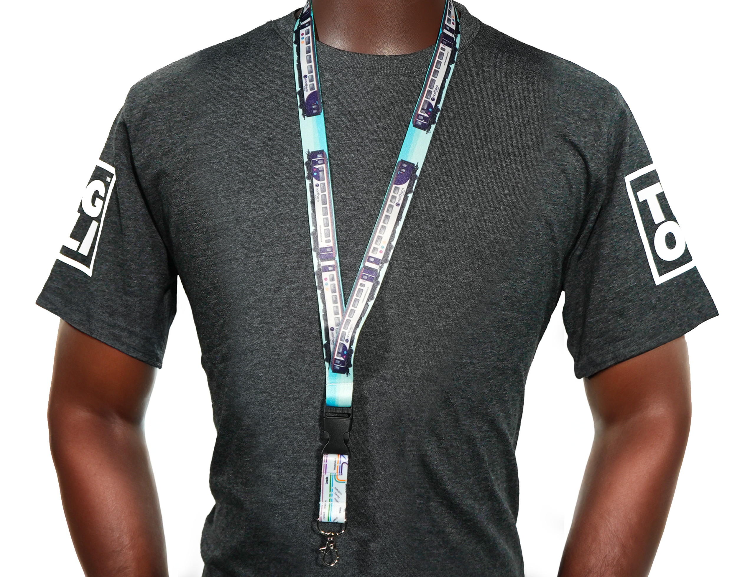 Northern Train Lanyard – 57cm Railway Design Neck Strap Featuring Northern Train Print