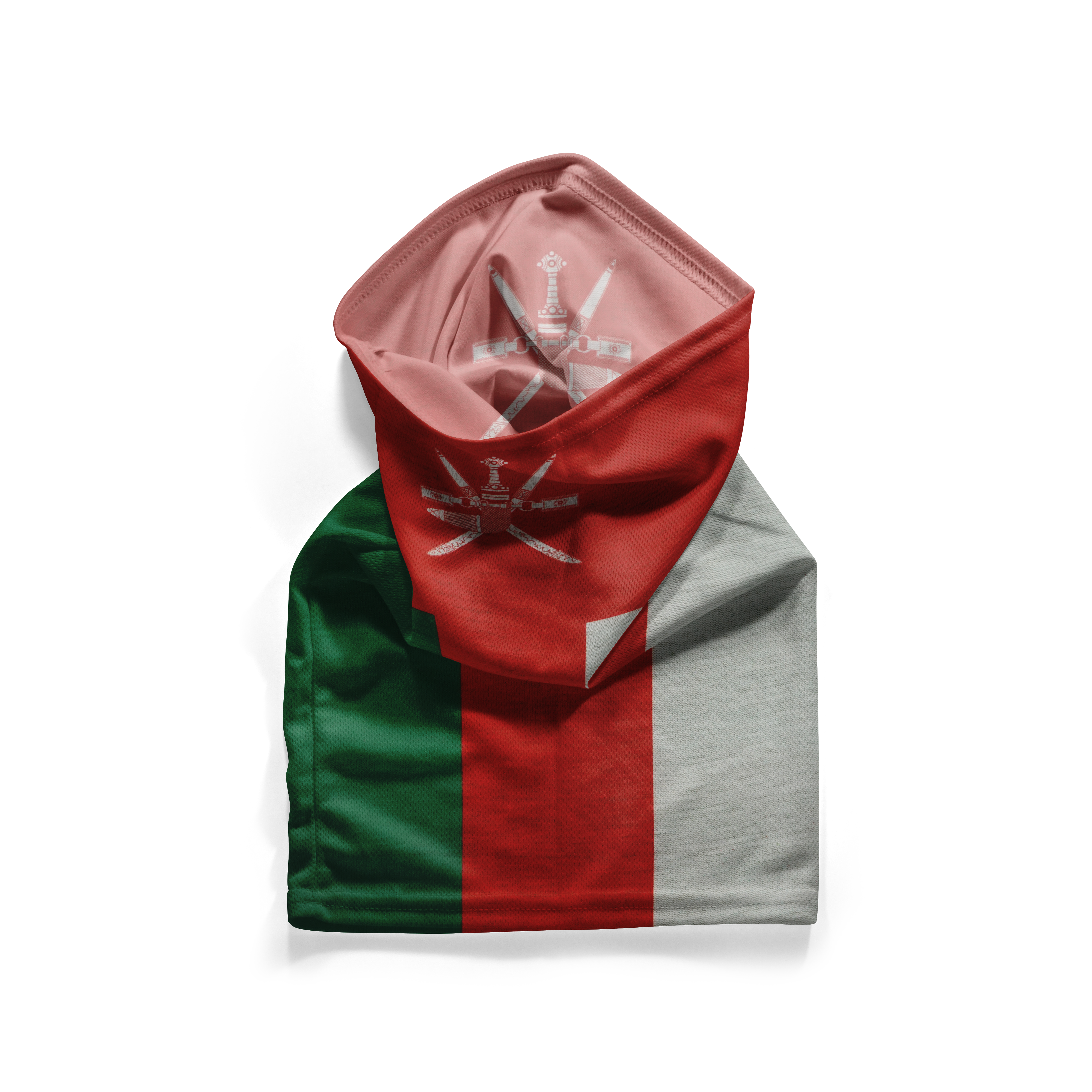 Oman Flag Snood  – Breathable Mask Neck Gaiter Face Covering