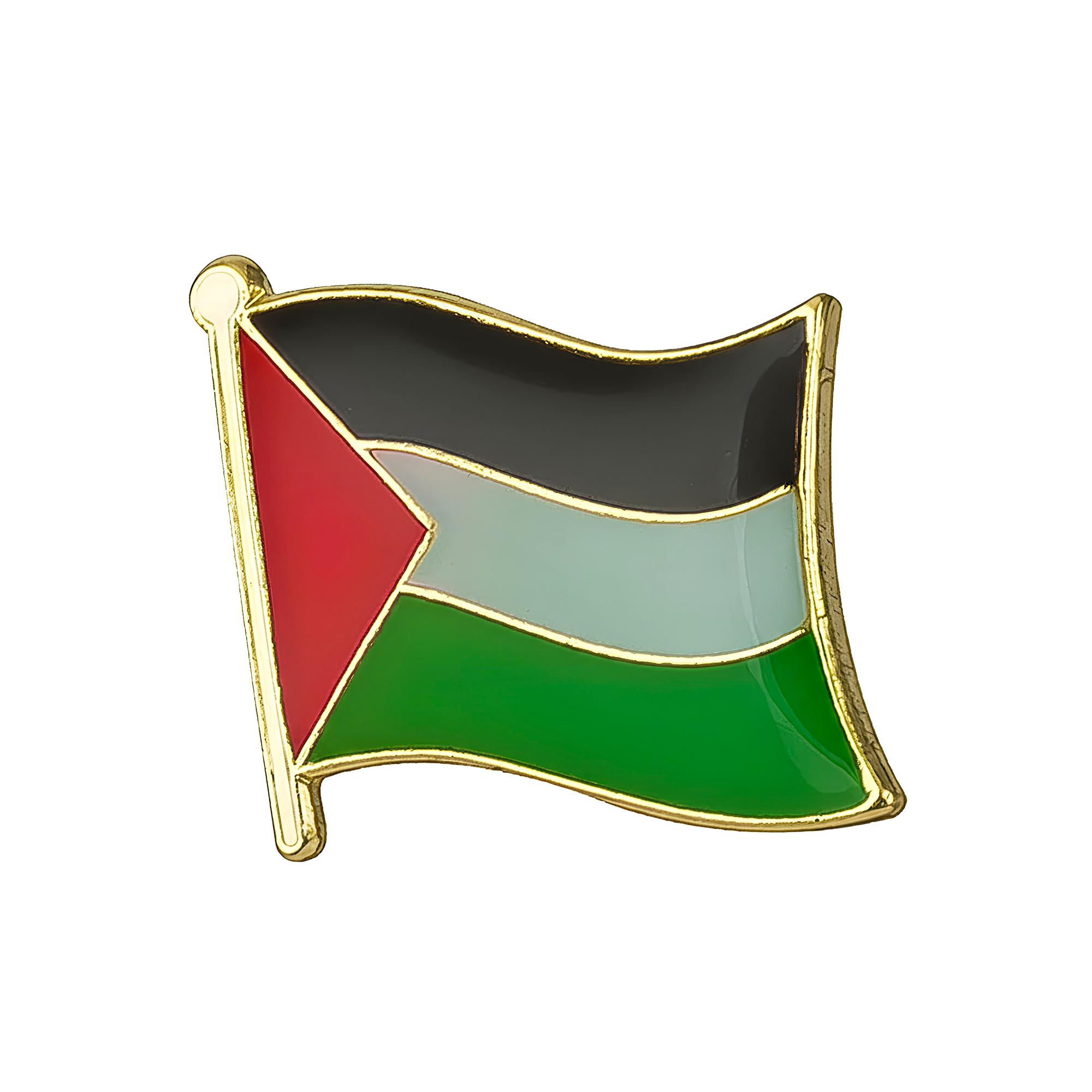 Palestine Flag Pin Badge Main image
