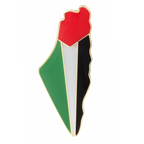 Palestine Country Shape Gaza Pin Badge