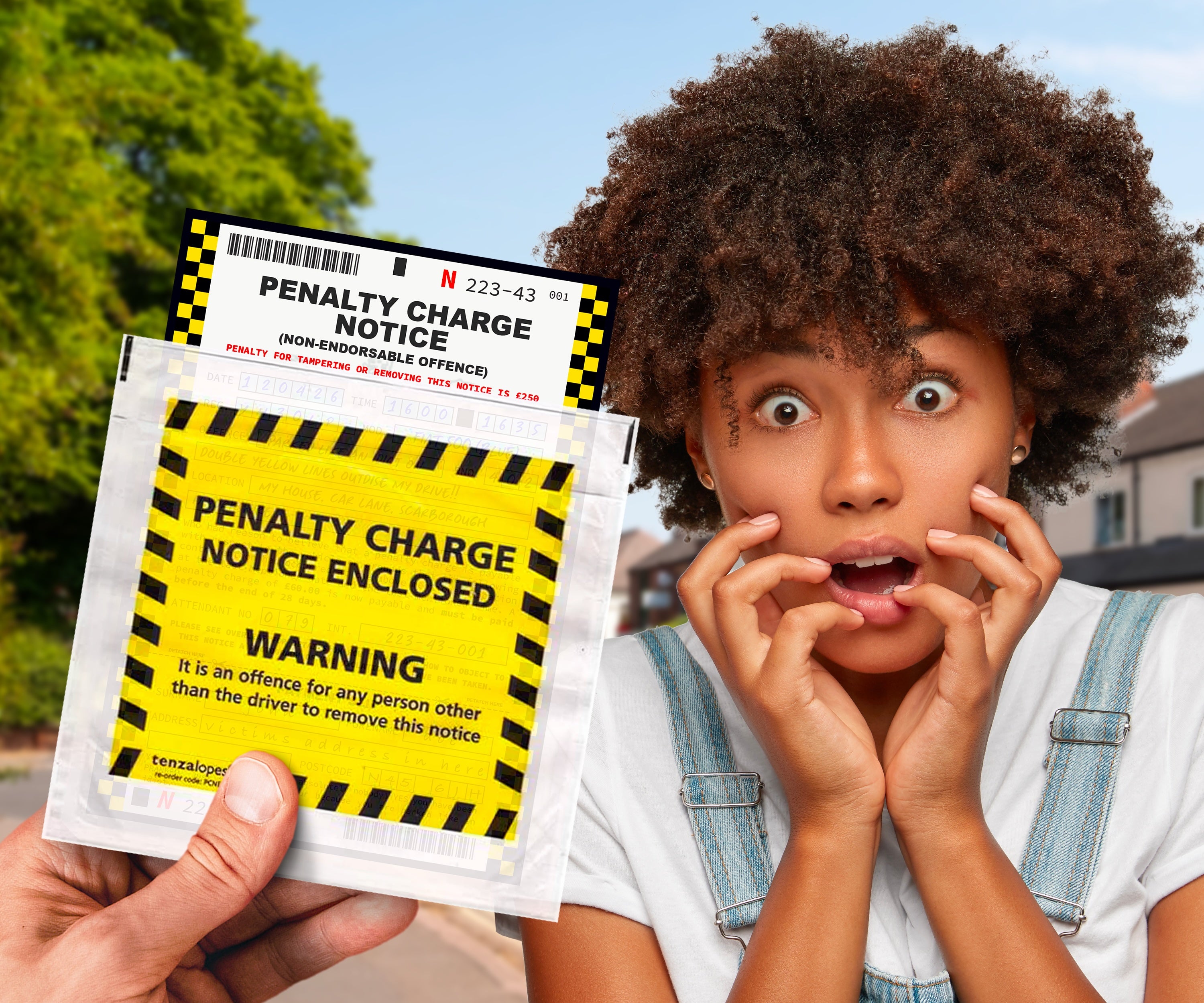 Official Looking Novelty Joke Prank Funny Parking Ticket