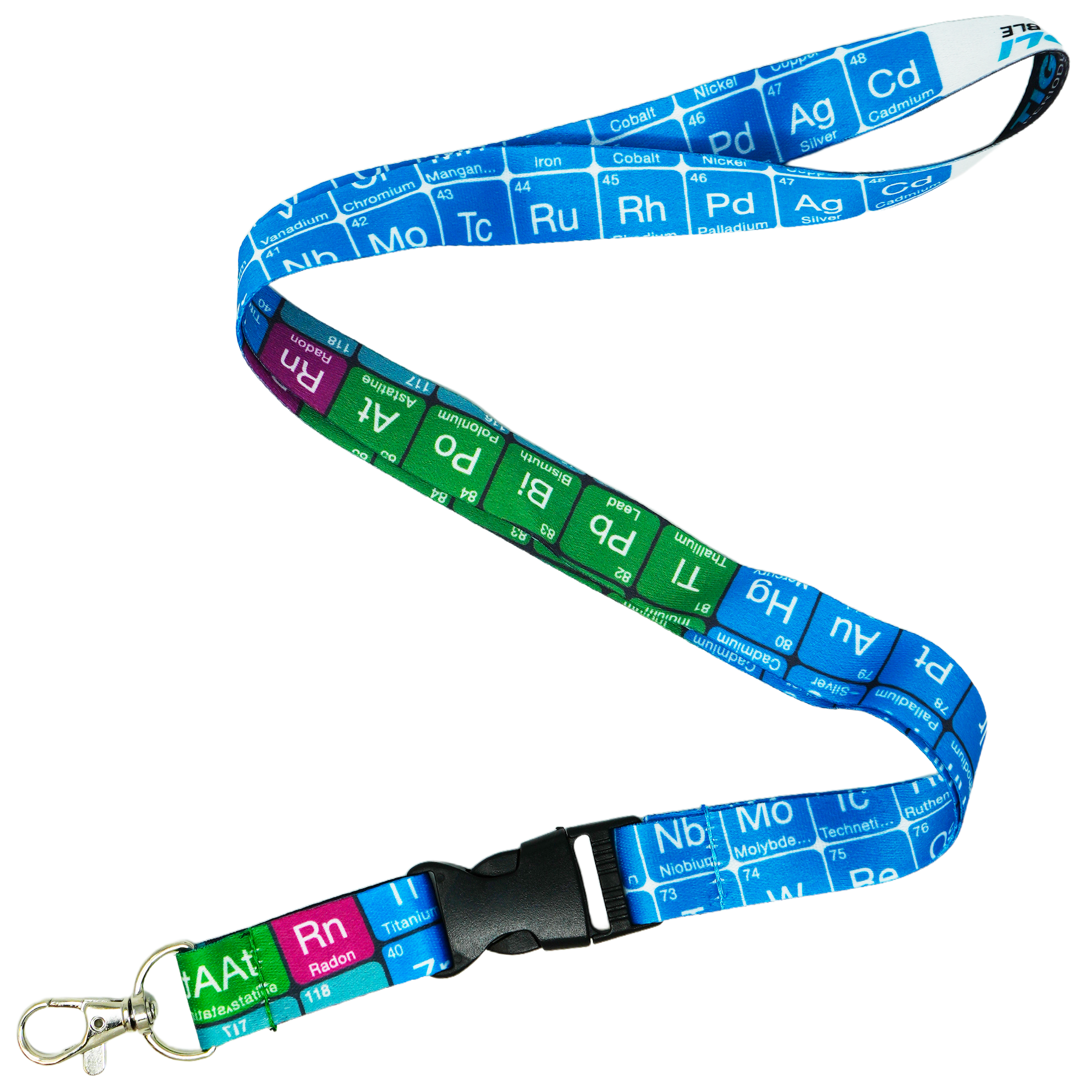 Periodic Table Chemistry Scientific Elements Student School University Lanyard Main image