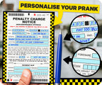 Official Looking Novelty Joke Prank Funny Parking Ticket